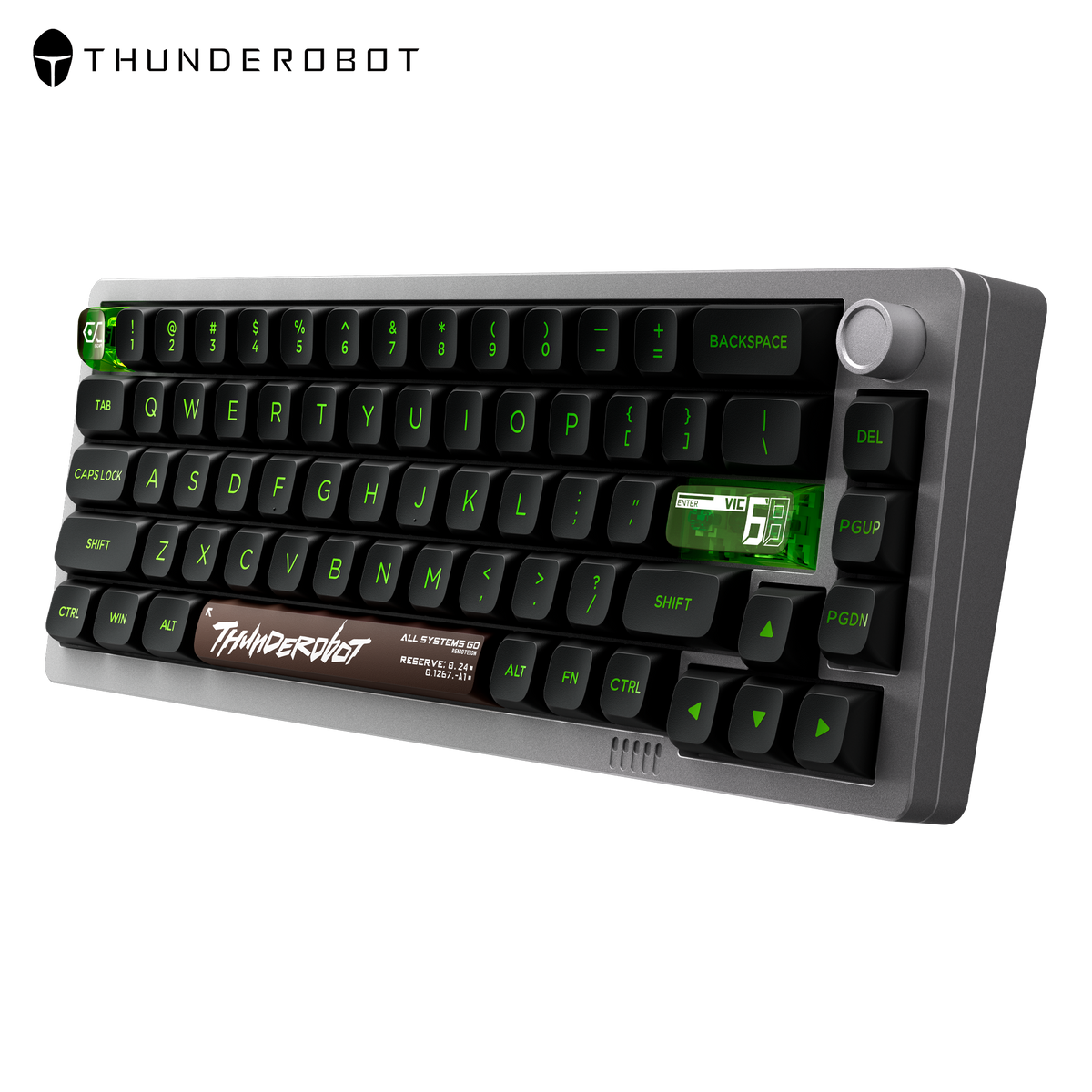 Teclado Mecánico Thunderobot VIC68 SE Blanco/Negro