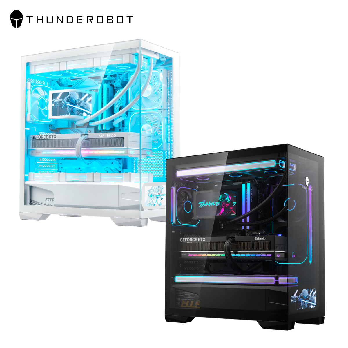Thunderobot BLACKWARRIOR PC CASE CON PANTALLA