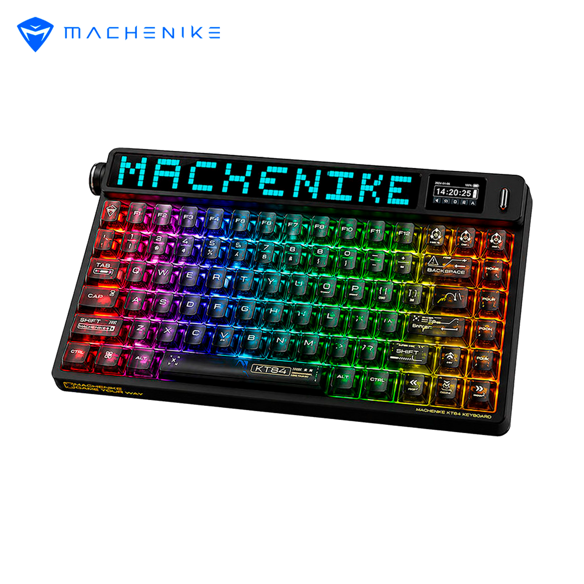 Teclado Mecánico Machenike KT84 NEGRO
