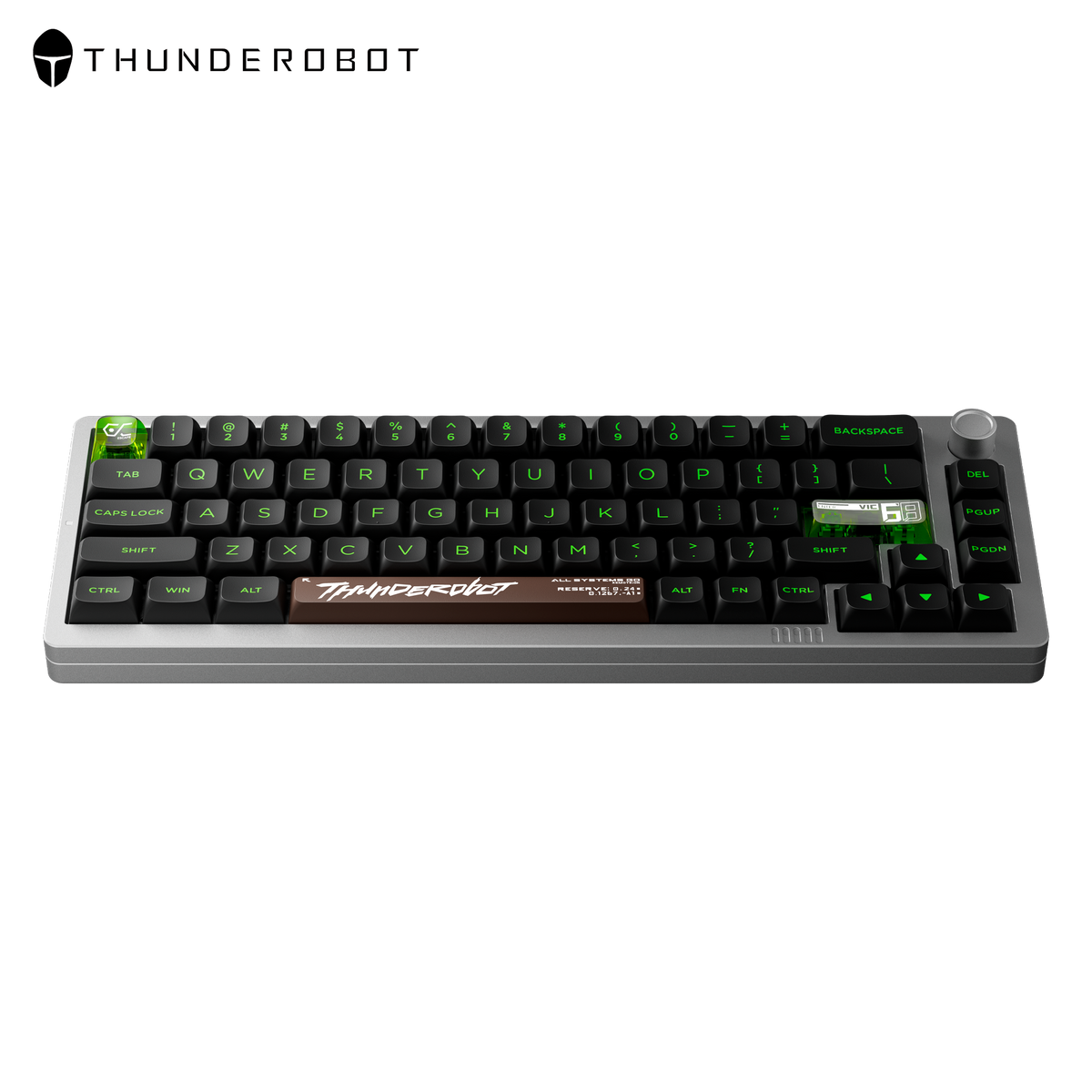 Teclado Mecánico Thunderobot VIC68 SE Blanco/Negro