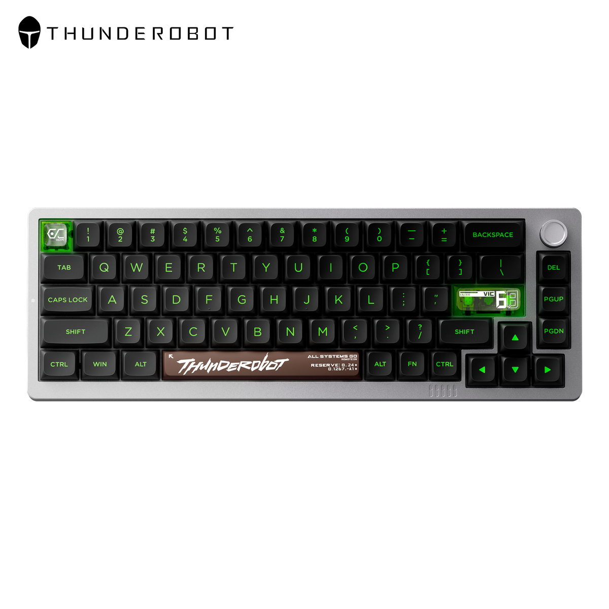 Teclado Mecánico Thunderobot VIC68 SE Blanco/Negro