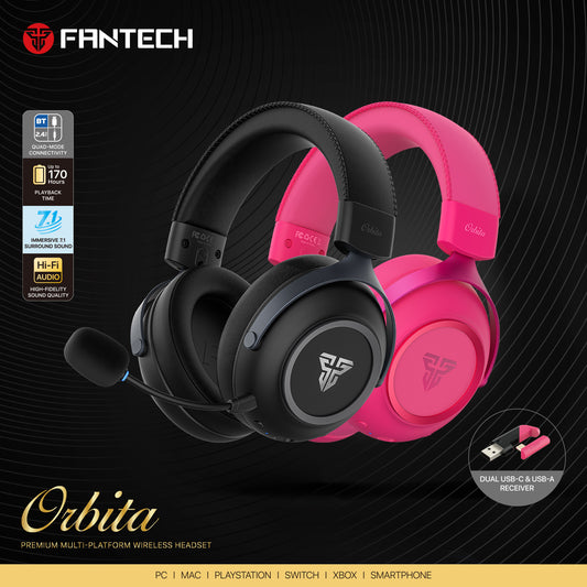 Audifonos Gamer Inalambricos Fantech WHG07 ORBITA